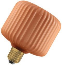 OSRAM Decor E27 LED design fényforrás, melegfehér fényű, 300 lm, 3, 5 W, színezett -bordázott üveg, narancssárga (4099854608995)