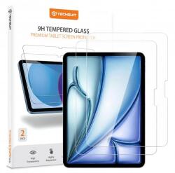 Techsuit Folie de protectie Ecran Techsuit ArmorGlass CrystalHD pentru Apple iPad Air 11 (2025) / Air 11 (2024), Sticla Securizata, Full Glue, Set 2 bucati