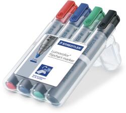 STAEDTLER Flipchart marker, 2 mm, kúpos, STAEDTLER "Lumocolor 356", 4 különböző szín (corTS356WP4)