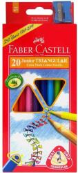 Faber-Castell Junior Grip Színes ceruza, 20 szín + hegyező (FC116520)