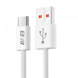 Blueo Cablu Date si Incarcare USB-A - USB-C Blueo, 18W, 1.5m, Alb - evomag