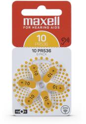 Maxell PR536 (10) P10 6 db hallókészülék, sárga, 1, 45V (790418.00.EU)