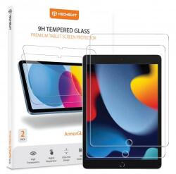 Techsuit Folie de protectie Ecran Techsuit ArmorGlass CrystalHD pentru Apple iPad 10.2 (2021) / 10.2 (2020), Sticla Securizata, Full Glue, Set 2 bucati - evomag