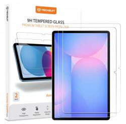 Techsuit Folie de protectie Ecran Techsuit ArmorGlass CrystalHD pentru Samsung Galaxy Tab S10 FE+, Sticla Securizata, Full Glue, Set 2 bucati - evomag