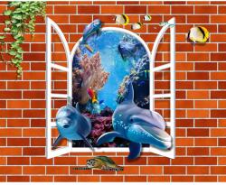 MÉDIA Öntapadós tapéta Ablak az óceánra, 250 x 200 cm (FOTOTAP14573)