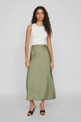 Vila Vila, Ellette szatén midiszoknya, Khaki, 40 (14084182-OIL-GREEN-40)