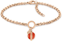 Tommy Hilfiger Brățară la modă cu lanț bronz cu carnelian 2780766
