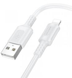 BOROFONE Cablu Date si Incarcare USB-A - Lightning Borofone BX111 Feliz, 18W, 1m, Alb - evomag