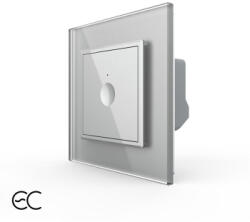 LIVOLO Intrerupator Simplu cu Touch LIVOLO cu Rama din Sticla - Protocol ZigBee EC Gri (VL-FC1Z2-2I-15)