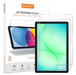 Techsuit Folie de protectie Ecran Techsuit ArmorGlass CrystalHD pentru Samsung Galaxy Tab A11+ / Tab A9+, Sticla Securizata, Full Glue, Set 2 bucati - evomag