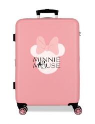  Utazótáska ABS Minnie egérfejek, 65x46x23cm, 56L, 3141241 (középméretű lejárat)