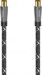 Hama Cablu Antena Hama Stecher Coaxial 10m 120dB (4047443440273)