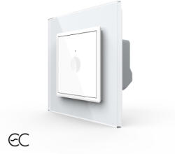 LIVOLO Intrerupator Simplu cu Touch LIVOLO cu Rama din Sticla - Protocol ZigBee EC Alb (VL-FC1Z2-2W-11)