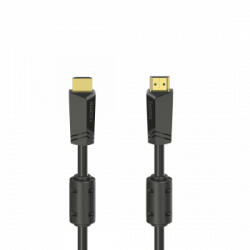 Hama Cablu HDMI Hama 4K Plug - Plug 15m Negru (4047443441775)