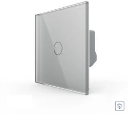 LIVOLO Intrerupator Simplu cu Variator LIVOLO cu Touch Din Sticla - Serie Noua Gri (VL-FC1D2-2G-2I)