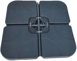 Akord Napernyő tartó talp 50x50cm - fekete (AKO-PODPARAUB50X50)