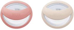 Nuk Suzete din silicon NUK Perfect Match - Mommy Feel, 0-6 luni, 2 bucăți, bej/roz (10175337)