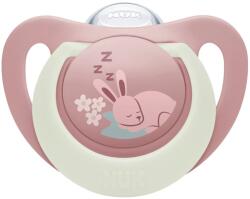 Nuk Suzetă din silicon NUK First Choice - Night, 0-6 luni, iepure (10175392)