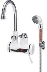 Vorel átfolyós vízmelegítő zuhanyzó csaptelep, fali (TOY-75924)