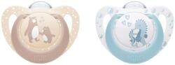 Nuk Proteze din silicon NUK First Choice - 0-6 luni, 2 bucăți, ursuleț/cal de apă (10175378)