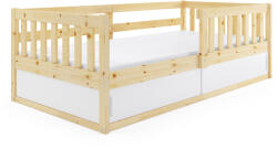  SMART egyszemélyes ágy 80X160 tárolórekesszel, fenyőfa