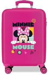  Kis Minnie egér geometrikus kabin táska rózsaszín, 55x38x20cm, 34L, 4021145 (kicsi)