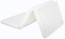 KIKKA BOO Saltea pliabilă bebelusi - 60x120 cm - Airknit White Airknit alb (146068) Saltea bebelusi