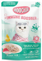  Moochie MOOCHIE Immunerősítő Tonhal Recept Feltét Fehér Hal Zselés (Immunerősítő) 70g