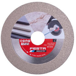 FESTA Gyémánt vágó/csiszoló korong üvegre 115 x 22, 2 mm (21260F)