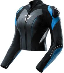 Rebelhorn Diva RS női motoros bőrkabát fekete-kék