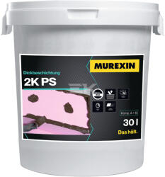 Murexin 2K Ps Bitumenes Vastagbevonat, 30 L, A+B Komponens (7534)