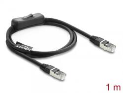 Delock Cablu de retea RJ45 Cat. 6 F/UTP 1m cu switch, Delock 81562 (81562)