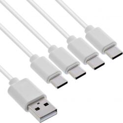 InLine Cablu de alimentare USB-A la 4 x USB type C T-T 2m Alb, InLine IL35142W (IL35142W)