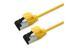 Roline Cablu de retea RJ45 Slim U/FTP Cat. 8.1 (Class I) LSOH 3m Galben, Roline 21.15. 3236 (21.15.3236-50)