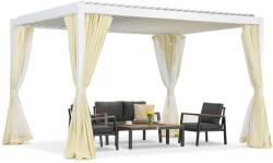 Garden Point Lagos Premium 3x4 Garden Point szabadon álló terasz pergola fehér (GAP1099)