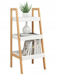  Könyvespolc 3 szintes (35 x 30 x 75 cm, fehér) (DA01190)