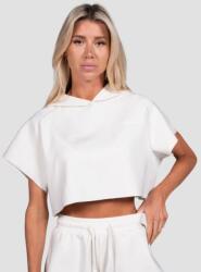GymBeam Hanorac pentru femei Relay Cropped Pearl XL