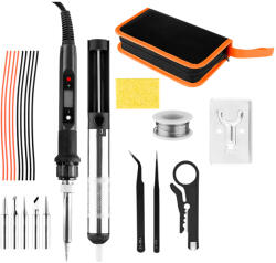 NEO TOOLS Forrasztópáka készlet preciziós forrasztáshoz, 80W, 16db (19-161)
