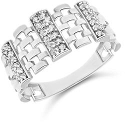 ÉkszerM Fehérarany Gyűrű (méret: 55) AU 96850