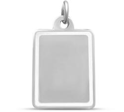 ÉkszerM Fehérarany Gravírozható Lap Medál AU 96905