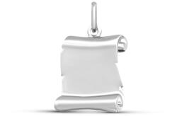 ÉkszerM Fehérarany Gravírozható Lap Medál AU 96901