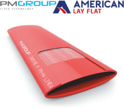  PVC flat tömlő 12 bar 105-ös piros Carmine 50m/tek PM - ár/m (TO-TF105I12PM)