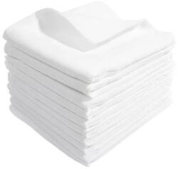  Fehér textilpelenka 80x80 cm - 10 db pamut tetra