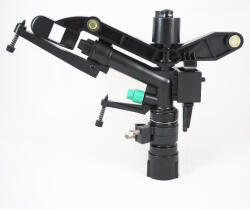  Ever műanyag 1" belső menetes, 2 fúvókás szektoros szántóföldi szórófej (D: 30-50m 30-90l/perc) (TO-E6018S)