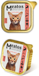 MEATOS alutálkás macskaeledel lazac sterilizált macskának 100 g