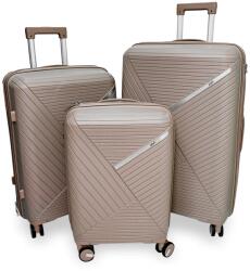 ZELLIA Polipropilén Bőrönd 209 - Khaki Szett (ZLK-209-209khakiset)