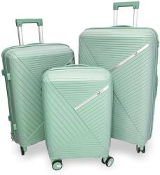 ZELLIA Polipropilén Bőrönd 209 - Menta Szett (ZLK-209-209lgreenset)