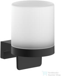 Hansgrohe ADDSTORIS fali szappanadagoló matt üveg tartállyal, matt fekete 41765670 (41765670)