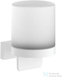 Hansgrohe ADDSTORIS fali szappanadagoló matt üveg tartállyal, matt fehér 41765700 (41765700)