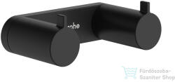 Hansgrohe ADDSTORIS S dupla törölközőtartó, matt fekete 41785670 (41785670)